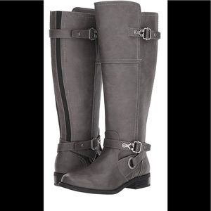 G by Guess Harvest Grey boots, size 6.5